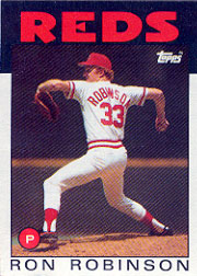 1986 Topps Baseball Cards      442     Ron Robinson